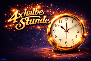 4x Halbe Stunde